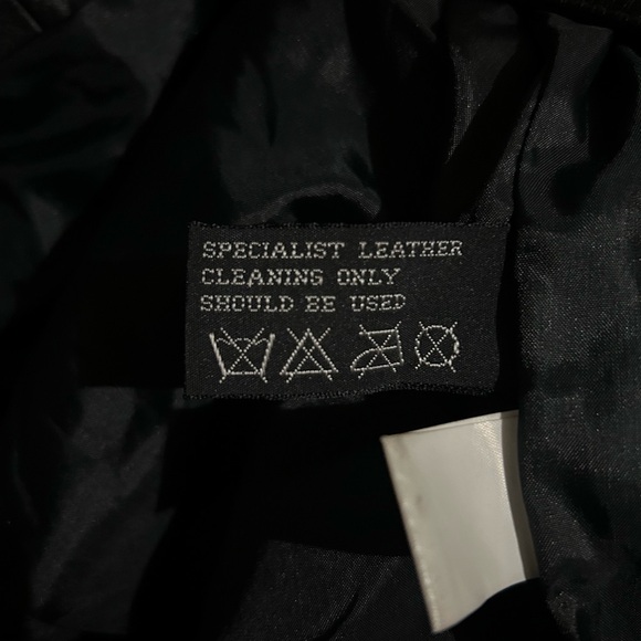 Pelle Black Leather Long Coat Vintage - Picture 11 of 12